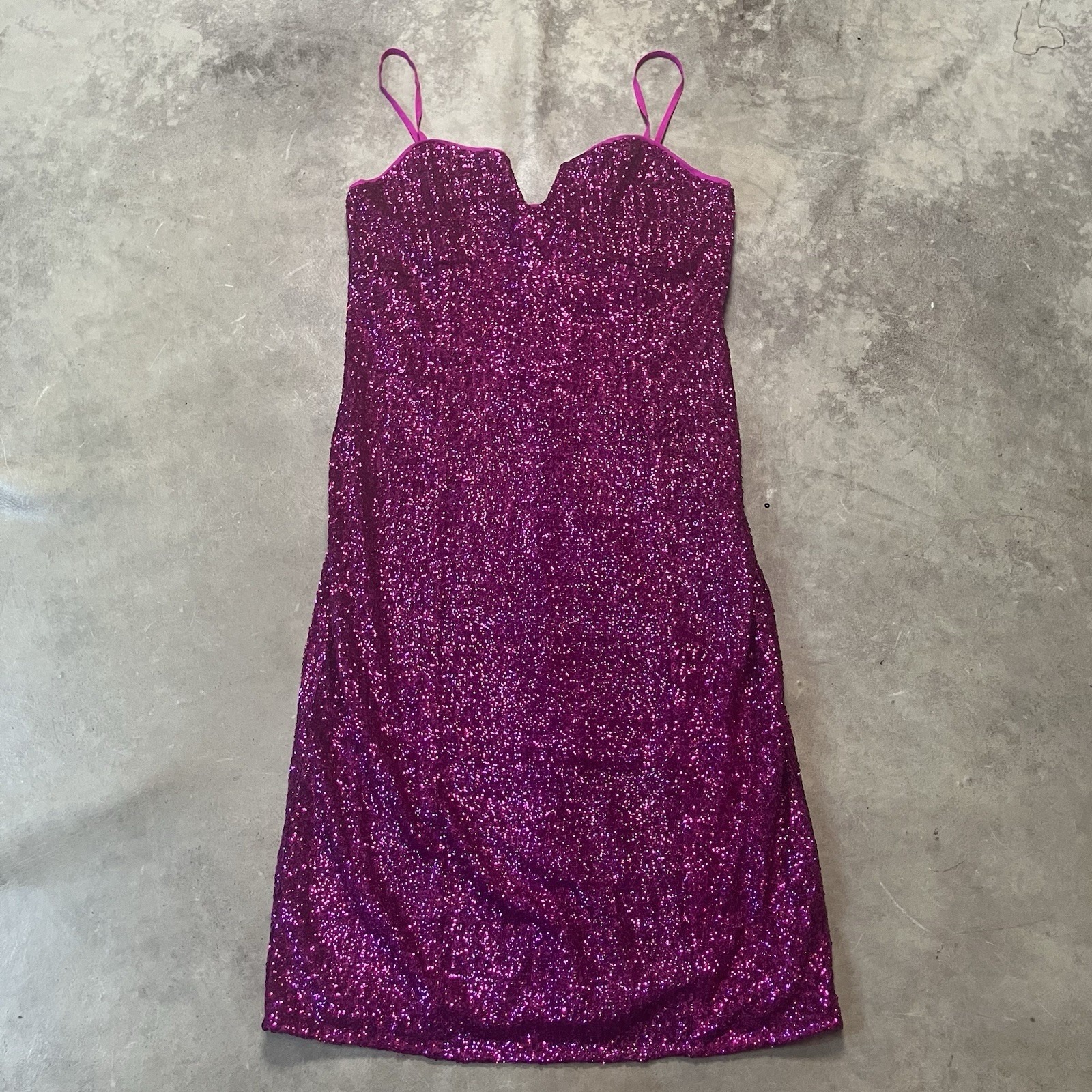 Walter Baker Dress Womens Size 6 Madena Mag Rus Se Strappy Sequin